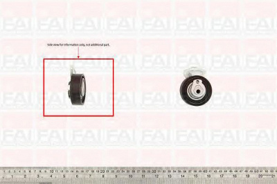 FAI AUTOPARTS t9357 -  Натяжной ролик, ремень ГРМ